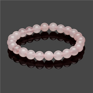 Natural Stone Beads Bracelets High Quality Tiger Eye Buddha Lava Round Beads Elasticity Rope Bracelets for women & men jewelry