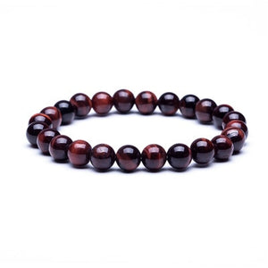 Natural Stone Beads Bracelets High Quality Tiger Eye Buddha Lava Round Beads Elasticity Rope Bracelets for women & men jewelry