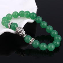 ZOSHI Men Chakra Jewelry Buddha Head Bracelet Female Bracelets Women Natural Stone Mala Beads Yoga Meditation Fashion Gifts