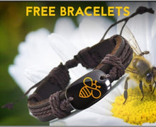 Customized  Bracelet Lovely Bee Leather Bracelet AliExpress Best Selling Handmade Bracelets for Men YP2690 YP0059 dropshipping