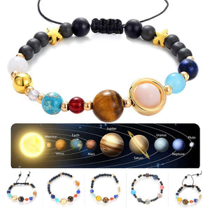 Unisex Simple Natural Stone Beads Adjustable Stretch Rope Casual, Party Bracelet Fashion Round Women