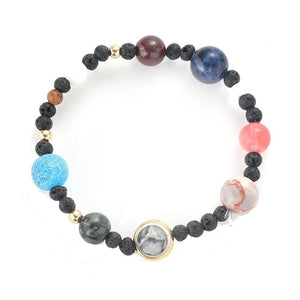 Unisex Simple Natural Stone Beads Adjustable Stretch Rope Casual, Party Bracelet Fashion Round Women