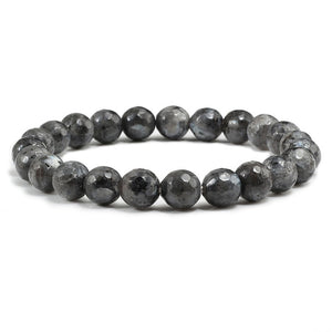 Fashion Natural Stone Beads Bracelets For Men Women Black Matte Beads Lava Stone Charm Bangles Jewelry Male Wristband Hand Chain