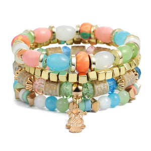 Crystal Bead Bracelets for Women Vintage Bracelet Female Jewelry Tassel Natural Stone Charms Wristband Gift pulseira feminina