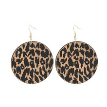 YULUCH The latest wooden carving design for the fierce lion pattern pendant fashion woman dangle earring jewelry gift